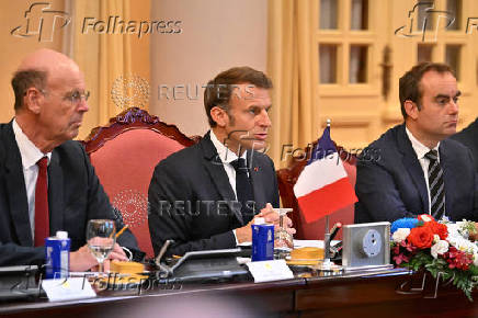 French President Macron visits Vietnam