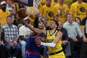 NBA: Playoffs-New York Knicks at Indiana Pacers