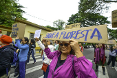 Protesto em São José dos Campos contra o PL da Devastação