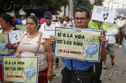 Salvadoreños exigen la derogación de ley de minería en el Día Mundial del Medio Ambiente