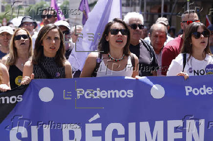 Manifestación para protestar 