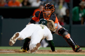 MLB: Baltimore Orioles at Athletics