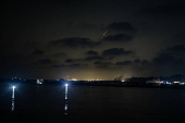 Iranian missiles pass through Gaza Strip airspace