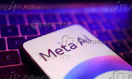 FILE PHOTO: Illustration shows Meta AI logo
