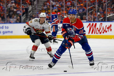 NHL: Stanley Cup Final-Florida Panthers at Edmonton Oilers
