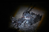 Aftermath of a Russian drone attack in Zaporizhzhia