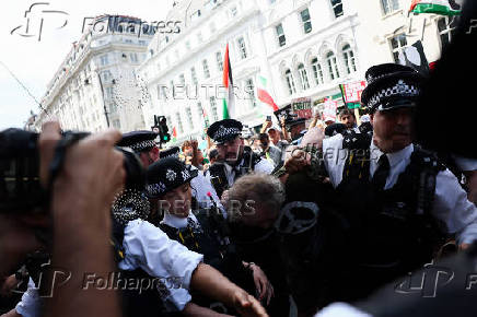 Pro-Palestinian demonstration in London