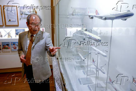 George Kao, Chairman of Taiwan's China Airlines speaks to Reuters in Taoyuan