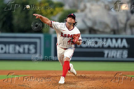 MLB: Texas Rangers at Los Angeles Angels
