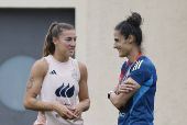 Entrenamiento selección española femenina de fútbol