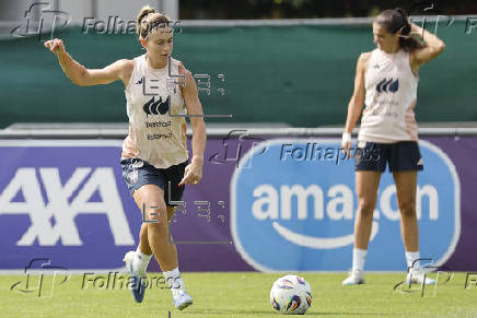 Entrenamiento selección española femenina de fútbol