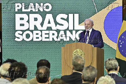 Presidente Lula anuncia MP Brasil Soberano