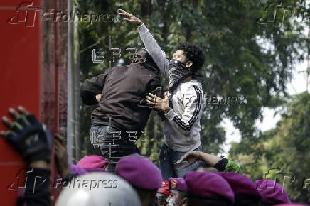 Motorcycle driver's death sparks protests in Jakarta