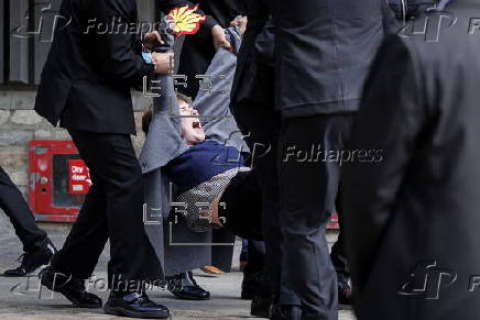 Pro-Palestinian protest outside Barclays annual general meeting in London