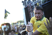 Bolsonaro ato pela anistia em Brasília