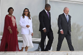 Brazil's President Luiz Inacio Lula da Silva meets Angola's President Joao Lourenco in Brasilia