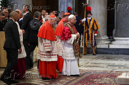 Pope Leo attends prayer service at Rome's Basilica of Saint Mary Major