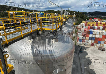 Official opening ceremony of Heidelberg Materials' new carbon capture plant in Brevik