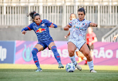 SANTANA DE PARNAIBA, SP, 18.06.2025-BRASILEIRO FEMININO-RB BRAGANTINO (SP) X INSTITUTO 3B (AM)