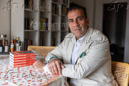 Author Aatish Taseer poses for a portrait in New York