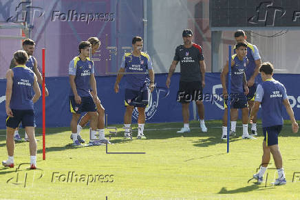 Entrenamiento del Atlético de Madrid