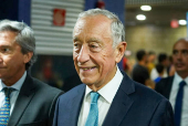 PRESIDENTE DE PORTUGAL MARCELO REBELO DE SOUSA CHEGA A RECIFE (PE)