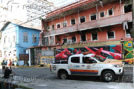 Incêndio em casarão na lapa no rio de janeiro