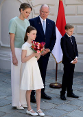 French President Emmanuel Macron visits Monaco