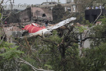 Air India plane with over 240 on board crashes after take-off in Ahmedabad