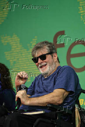 O escritor Marcelo Rubens Paiva na Feira do Livro 