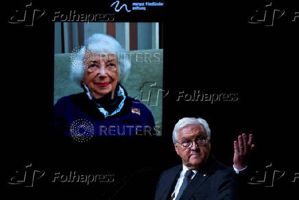 Memorial service for late Holocaust survivor Margot Friedlaender, in Berlin