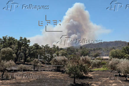 Fuego a la puerta de casa en Portugal