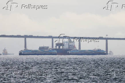 Movimentação das barcas no Rio de Janeiro.