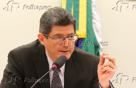 Joaquim Levy durante audiência na Comissão de Finanças e Tributação