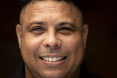 Retrato do ex-jogador Ronaldo Nazário, o Ronaldo Fenômeno