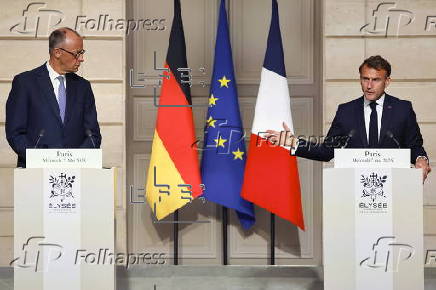 New German Chancellor Merz visits Paris
