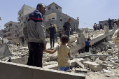 Al menos 9 muertos en ataque israelí a una casa en el norte de Gaza, con 50 desaparecidos