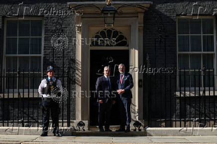 British Prime Minister Starmer meets Czech Prime Minister Fiala, in London