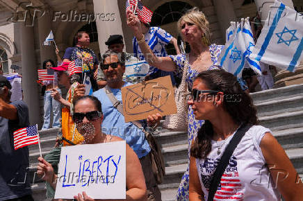Rally against Zohran Mamdani for New York City Mayor