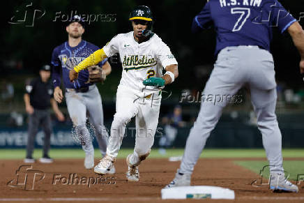 MLB: Tampa Bay Rays at Athletics
