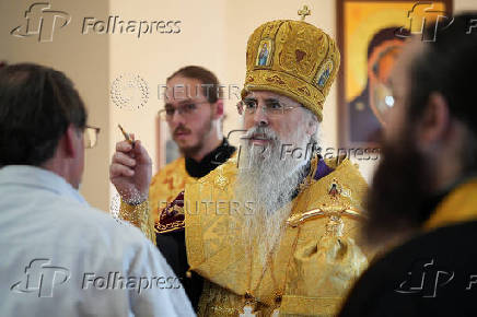 Russian Orthodox Cathedral prayers for peace in Ukraine, in Anchorage