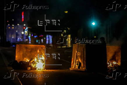 Anti-government protest in Belgrade