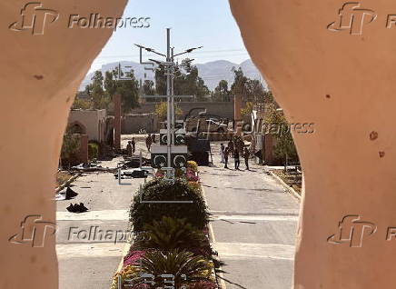 Aftermath of attack on Pakistani military college near Afghan border