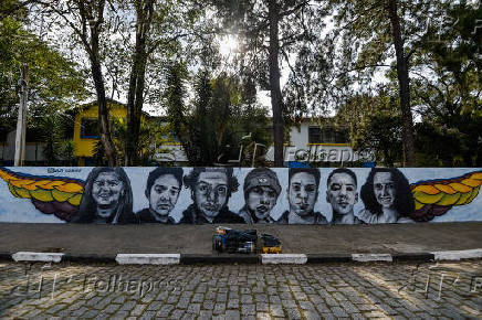 Muros da escola Raul Brasil ganham grafite