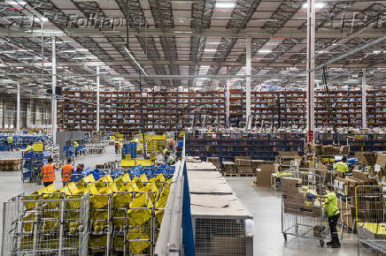 Centro de distribuição do Mercado Livre, em Cajamar (SP)