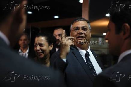 O ministro da Justiça, Flávio Dino, indicado por Lula para o STF