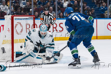 NHL: San Jose Sharks at Vancouver Canucks