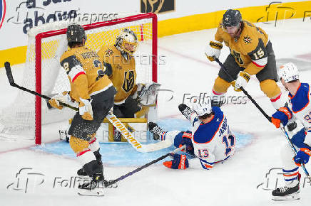 NHL: Stanley Cup Playoffs-Edmonton Oilers at Vegas Golden Knights
