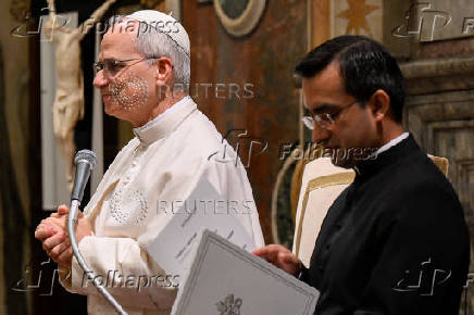 Pope Leo XIV meets with members of the Centesimus Annus Foundation, at the Vatican