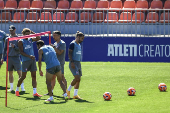 Entrenamiento del Atlético de Madrid